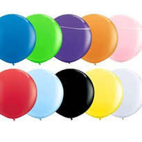 Jumbo Ballons, 60cm, rund