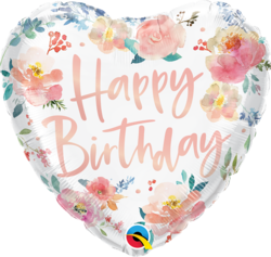 Birthday Watercolor Roses