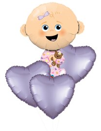 Bouquet Baby Girl Herz