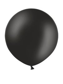 Rundballon Fashion Schwarz, 60cm