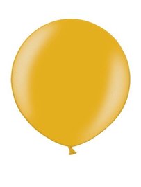 Rundballon Metallic Gold, 60cm