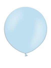 Rundballon Mega, 90cm, hellblau