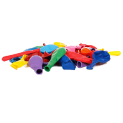 Rundballon Gross, 45cm, bunte Mischung