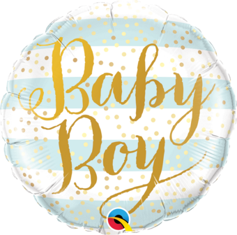 Baby Boy mit blauen Streifen