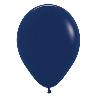 Rundballon, 33cm, navyblau