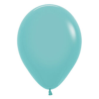 Rundballon, 33cm, aqua