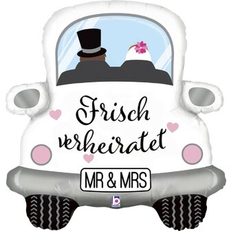 Hochzeitsauto &quot;frisch verheiratet&quot;