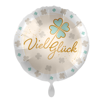 Folienballon Viel Gl&uuml;ck