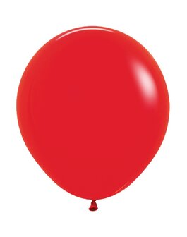 Rundballon Gross, 45cm, rot