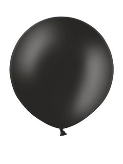 Rundballon Jumbo, 60cm, schwarz