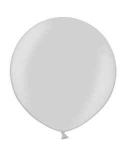 Rundballon Jumbo, 60cm, silber