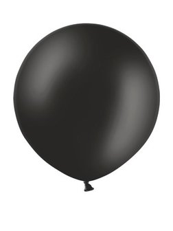 Rundballon Mega, 90cm, schwarz