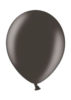 Rundballon, 30cm, metall-schwarz