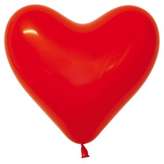 Herzballon, 40cm, rot