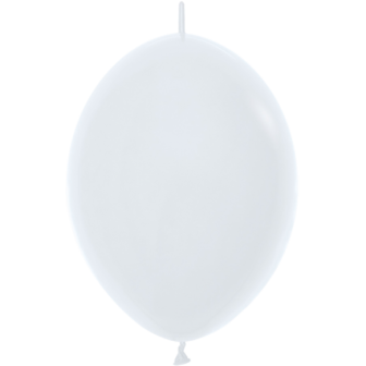 Kettenballon, 30cm, weiss