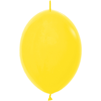Kettenballon, 30cm, gelb