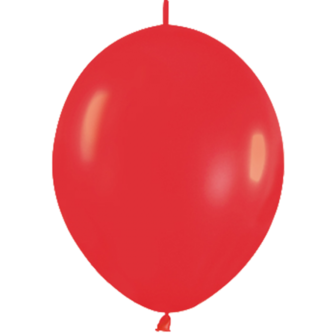 Kettenballon, 30cm, rot