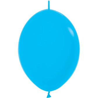 Kettenballon, 30cm, hellblau