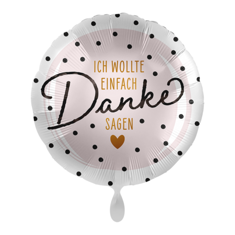 Folienballon Danke sagen