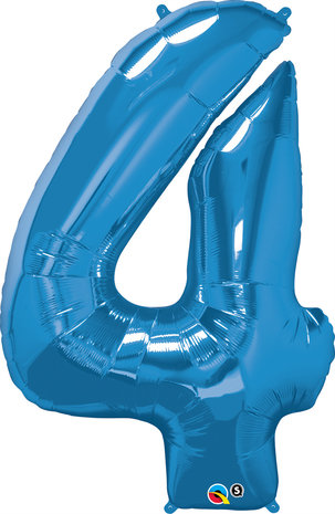 Folienballon Zahl "4"