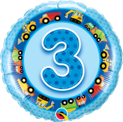 Age 3 Blue Trucks & Diggers