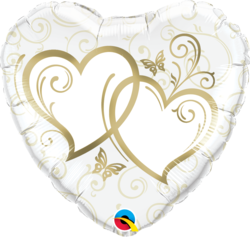 Giant Entwined Hearts Gold Giant Entwined Hearts Gold